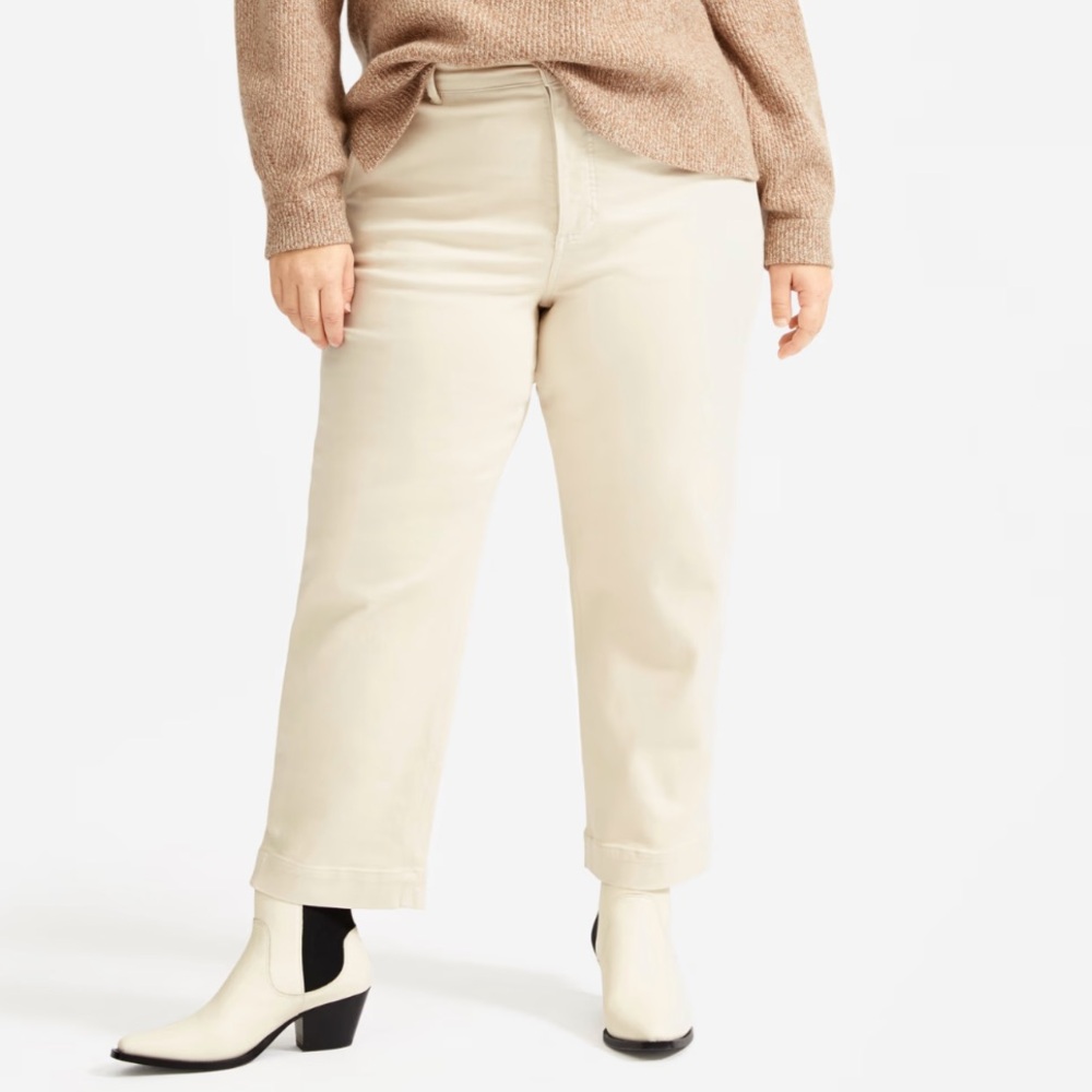 Everlane Straight Leg Cropped Pants Size 2